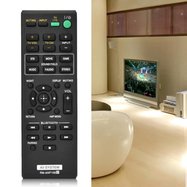 BEL-7423055068901-Contrle Universal Universal Remote Control System Ideal Smart TV för RM-ANP109 för HT-CT260 med videospelare