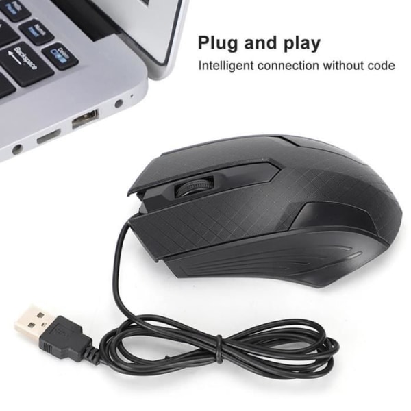 HURRISE Gaming Mouse Professionell trådbunden mus Office Bärbar datorverktyg 2400dpi Design