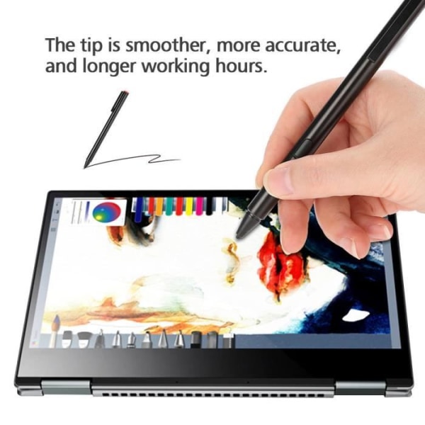 HURRISE Pekskärm Penna Högkänslig Pekskärm Stylus Anti-Scratch Smidig Pekpenna för Lenovo