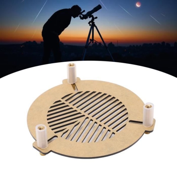 Akrylteleskopfokuseringsmask - TBEST - Diameter 60-90 mm - 3 metallstolpar