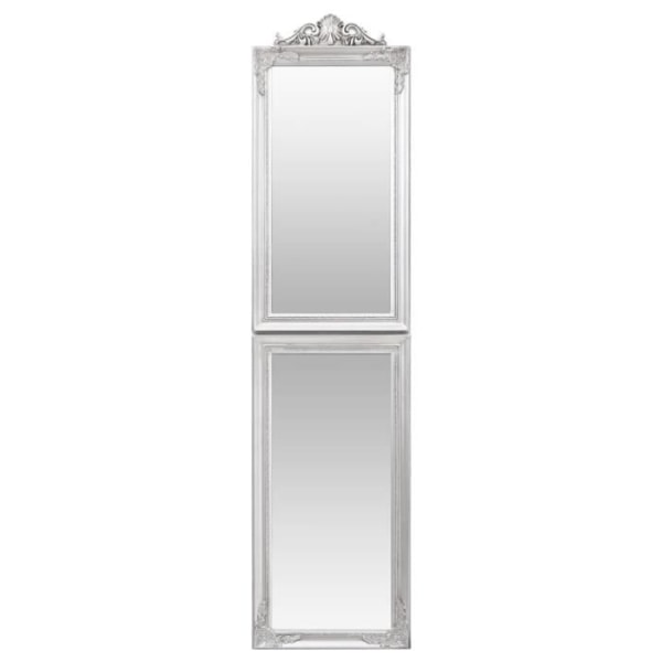 Silver stående spegel 45x180 cm