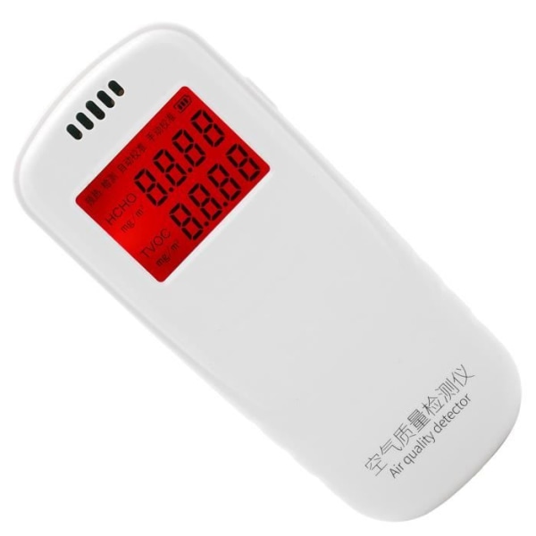 HURRISE Formaldehyd Meter Formaldehyde Detektor Formaldehyd Monitor Luftkvalitet Monitor Tester