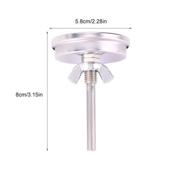 Duokon Smoker Termometer Rostfritt stål 75℃ -300℃ BBQ Grill Smoker Thermometer Temperatur Tester Monitor