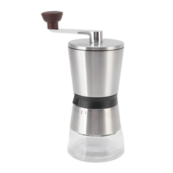 HURRISE manuell kaffebönkvarn Manuell kaffekvarn, Bärbar kaffekvarn, Grovhetsinställningar hushållsmaskiner kvarn