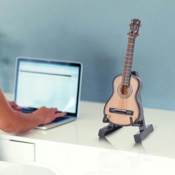 Tbästa miniatyrgitarr Miniatyr klassisk gitarrmodell Minigitarrdekoration Musikinstrumentmodell