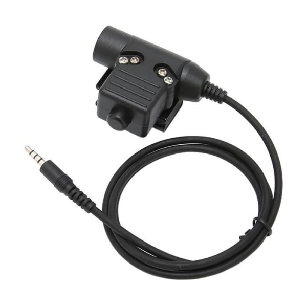 HURRISE U94 PTT Headset U94 PTT Adapterkabel för Standardversion Plug Headset, lossad Video Headset Kabelkontakt