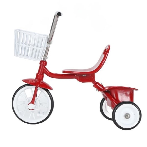 HURRISE trehjuling modell prydnad Metall Trehjuling modell Trehjulig cykel modell Dekoration Statyette Röd