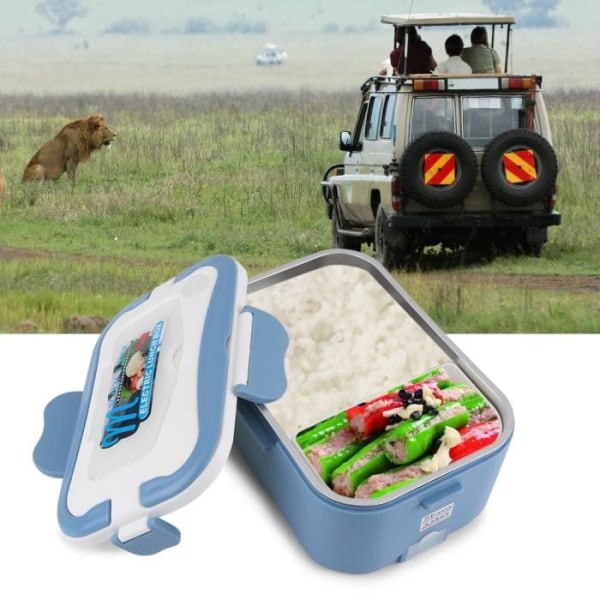 1,5L Bärbar lastbil Elektrisk Lunchbox-Bil Stark Uppvärmning Lunch-Elektrisk Uppvärmning Lunchbox (Blå 24V)-OHL