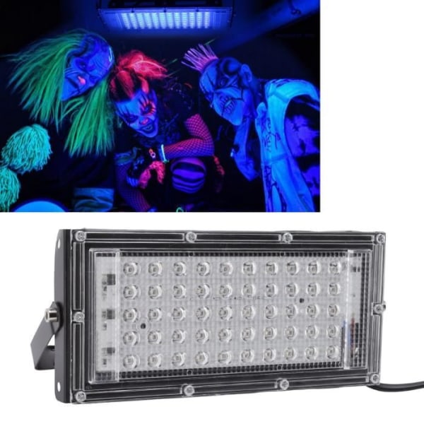 BEL-7423054950252-LED Fluorescerande scenlampa DIY UV Flood Light Aluminium LED Fluorescerande scenlampa