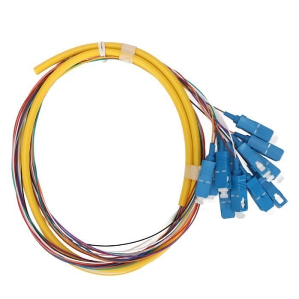HURRISE fiberoptisk internetkabel 12 trådar enkelläge SC/UPC SM 12X fiberoptisk kabel, högt beräkningspaket