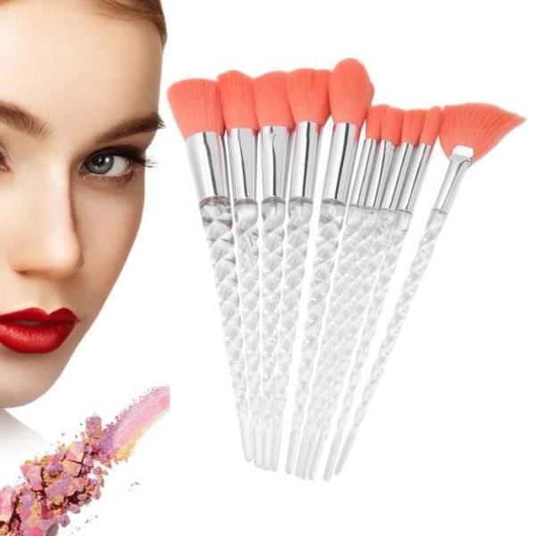 CEN 10 st-set Ögonskugga Blush Brush Kosmetisk Lös Powder Brush Makeup Tool