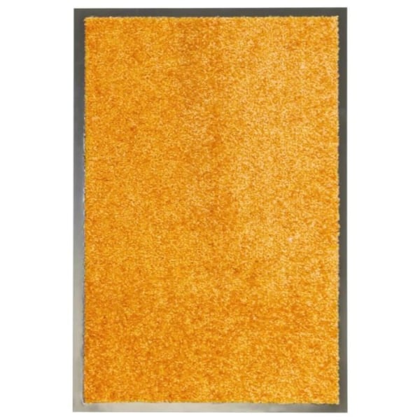 LIA Tvättbar dörrmatta Orange 40x60 cm #0
