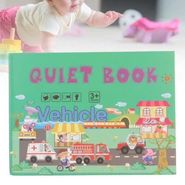 LIX - Early Learning Road Traffic Book Brain Teaser Pedagogiska leksaker för barn