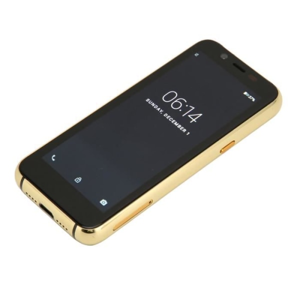 HURRISE Mini smartphone 3 3,5 tum Mini Smartphone 4G 3GB RAM 32GB ROM Fingeravtrycksupplåsning Dubbla kort Dubbla standby för