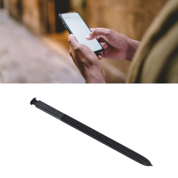 HURRISE Stylus Penna för Galaxy Note 10 Pekskärmspenna, Exakt ersättningspenna, Känslig, Lätt, GPS-telefon Svart