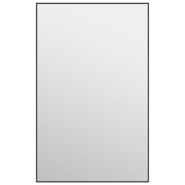 Ytterspegel Svart 50x80 cm Glas och aluminium