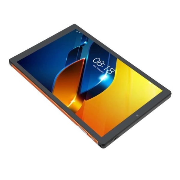 HURRISE Tablet PC 10,1 tums surfplatta för Android12, 1960 x 1080 IPS-skärm, 6GB 128GB Touch Computing EU-kontakt