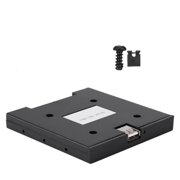 HURRISE USB Floppy Drive - USB Floppy Disk Emulator med 720 KB kapacitet - Vit