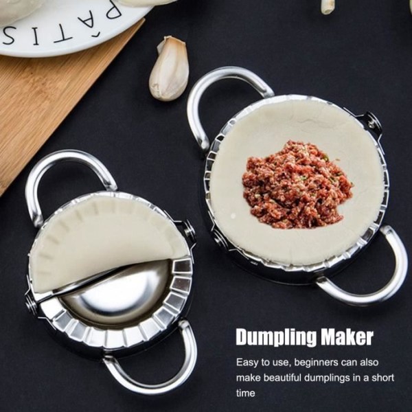 HURRISE Dumpling Wrapper Dumpling Maker 304 Rostfritt stål Cutter Vikning Ravioli Making Form(S)