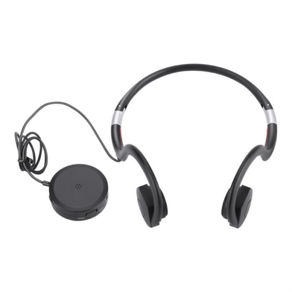 Tbest Hörapparat Ny BN-802 5V500mAh Laddningsbenledning Headset Hörapparat Svart