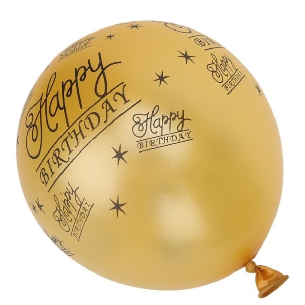Tbest födelsedagsballong 20st latexballong med engelska ordmönster för födelsedagsfest dekorera