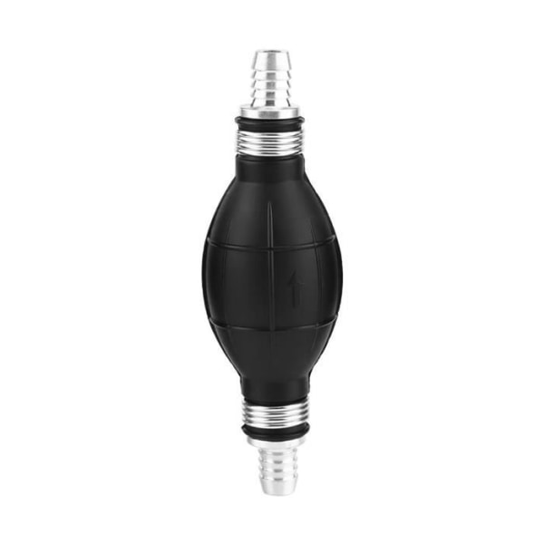 Akozon Fuel Pump Primer 12mm Gummi och Aluminium Bränsle Pump Line Hand Primer Bulb Gas Bensin för