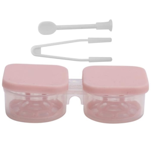 HURRISE Kontaktlins Organizer Kontaktlinsfodral Portabel plast kosmetisk linslåda