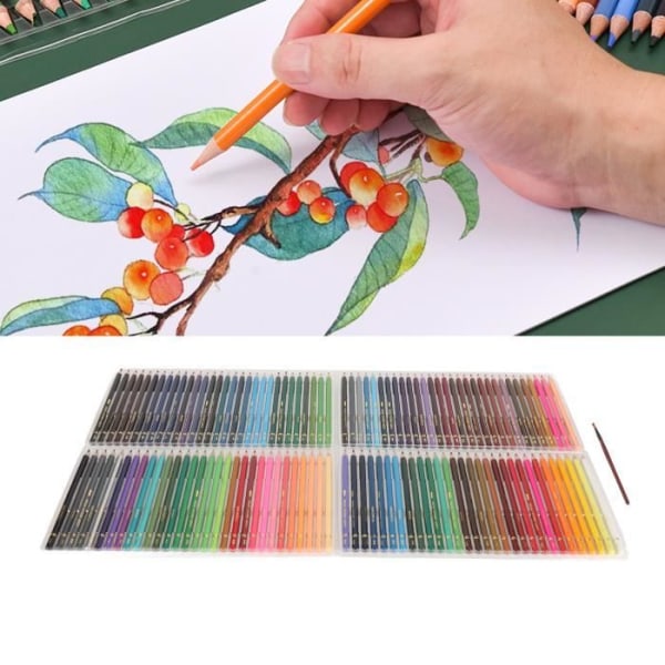HURRISE Ritpennor Professionella akvarellpennor Ljusa färger Färgpennset Konsttillbehör för ritning