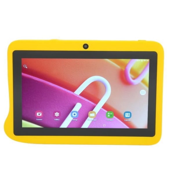 BEL-7643669799347-Toddler Tablet 7-tums surfplatta Mt6592 8 Core CPU 2.4G 5G Wifi 4Gb 32Gb för Android 10 Yellow