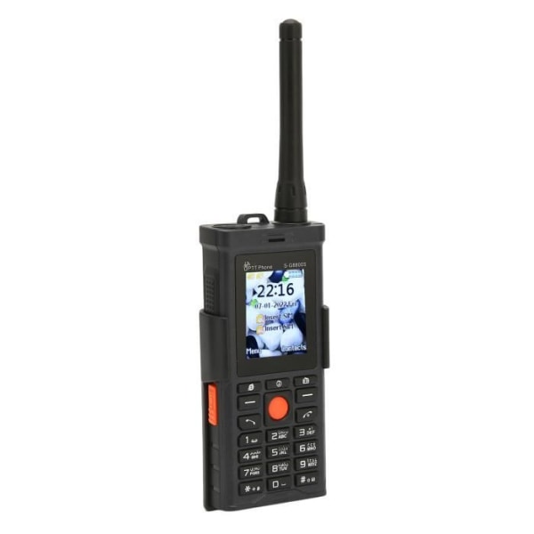 HURRISE Senior mobiltelefon – 2G olåst – 1800mAh – Svart EU-kontakt