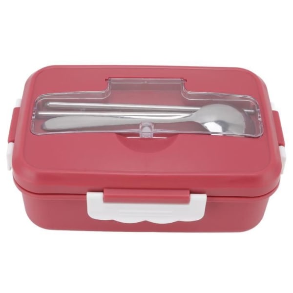 Duokon Bento Lunchbox Bento Box Termisk Bento Lunchbox med sked och ätpinnar för vuxna Barn Studenter
