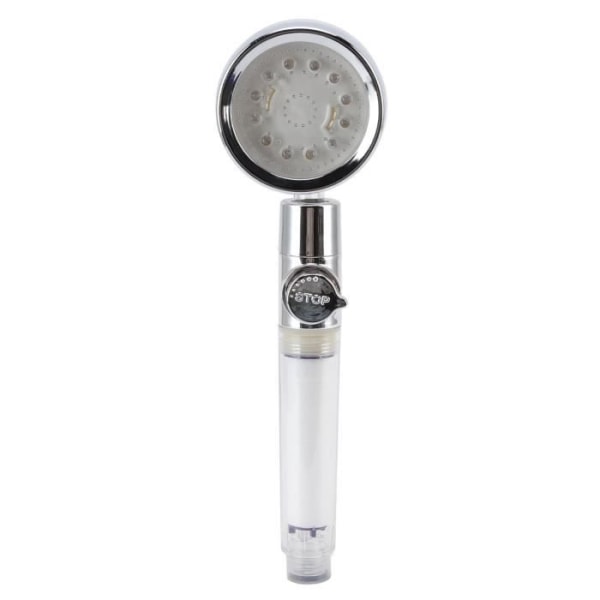 BEL-7423055191395-LED-duschhuvud Handhållen spruta, temperaturkontrollerad filtrerad LED-duschmunstycke för elverktyg