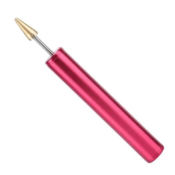HURRISE Läder Oljepenna Läder DIY Craft Top Edge Dye Roller Oil Pen Applikator Bältesrem Finisher Tool (röd)