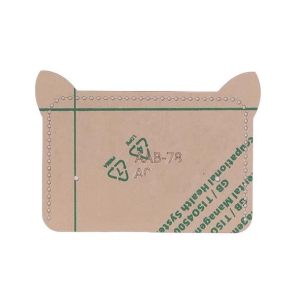 Tbest akrylplånbokmall DIY akrylmall 12x8,5cm plånbokstillverkning akrylstencilmall