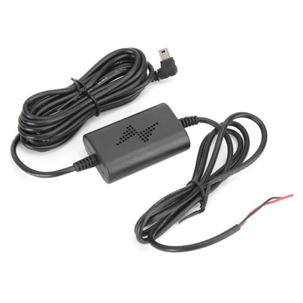 HURRISE-kabel 24V till 5V Dash Cam Hardwire Kit 12V/24V till 5V 2,5A Mini USB Step-Down Line för parkeringsövervakning