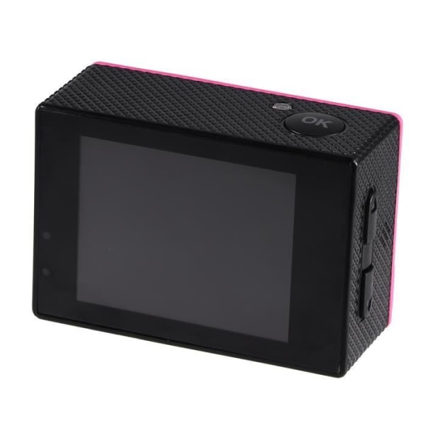 TMISHION Vattentät kamera DV-videokamera Mini DV-actionkamera Vattentät utomhuscyklingsport (rosa)