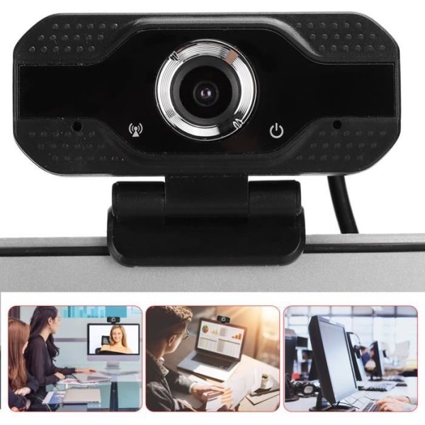 TMISHION webbkamera PC Stationär datorkamera 1080P USB Online Klassrumswebbkamera med mikrofon