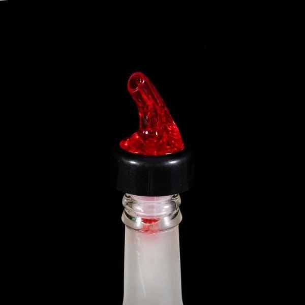 HURRISE flaskhällare Hårdplast sprithällare, vinflaskpip Dispenser Konst flaskhållare Röd