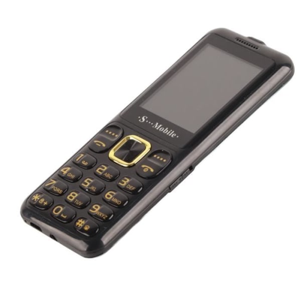 HURRISE W23 Olåst Senior Mobiltelefon - Stor knappvolym - Lång batteritid - Vit