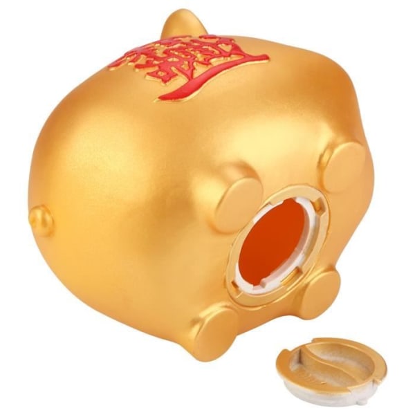 TMISHION Kassalåda Gyllene Söt Plast Gris Bank Pig Toy Mynt Pengar Kontanter Samlarobjekt Sparlåda Barngåva