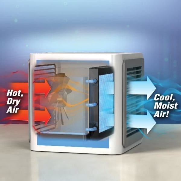 Arctic Air Cooler Air Evaporative Fan - Desktop luftfuktare och luftrenare