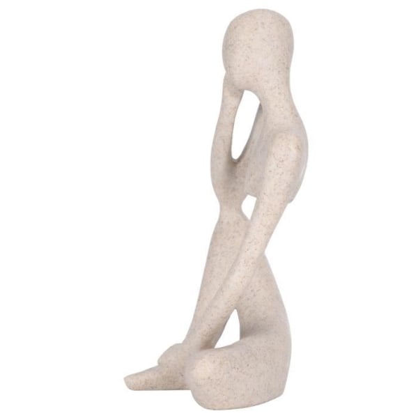 HURRISE Resin Staty Kontors Abstrakt Skulptur Staty Studie Resin Människor Statyett Heminredning (BL521)