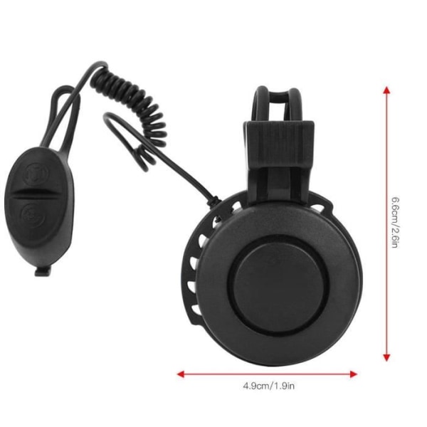 CEN Bärbar Cykel Elektrisk Horn Bell USB Laddning