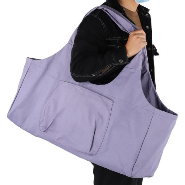 CEN One Shoulder Bag - Stor kapacitet Oversized Yoga Förvaring - Lila