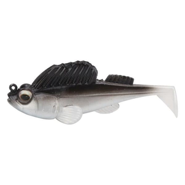 HURRISE Soft Bait Jumping Paddle Tail Deep Running Soft Baits, Jumping Paddle Tail 75mm/13g, Fake