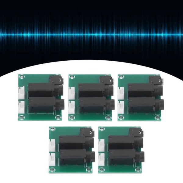 BEL-7293629243610-5st Audio Converter Board Ljudadapter 6,5 6,35 6,3 till 2,54 Audio Converter Board Modul Kit