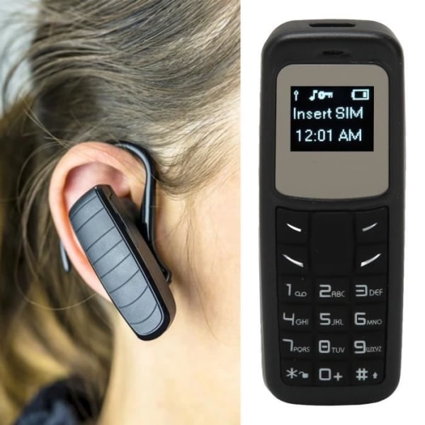 BEL-7590762066954-liten knappsats mobiltelefon Mini mobiltelefon liten mobiltelefon headset telefoni telefon Bl