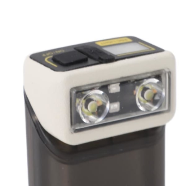 HURRISE Nyckelringsljus Kraftfull nyckelknippslampa, laddningsbar, mini LED EDC-ficklampa, Pocket Hardware