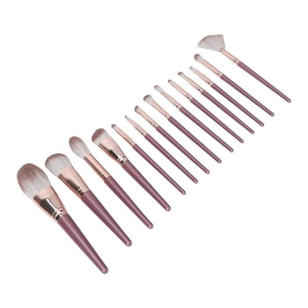 HURRISE Makeup Borstar Set 14st Makeup Borstar Set Fiber Bristle Makeup Tool Kit