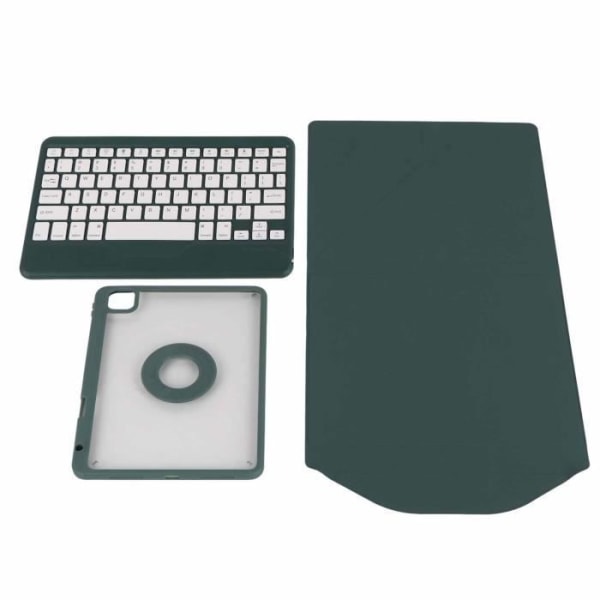 HURRISE vertikalt tangentbord med mörkgrönt magnetfodral för iOS-surfplatta